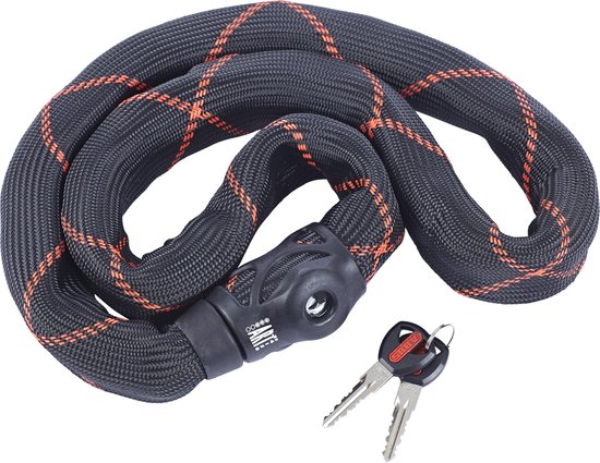 Abus Ivy Steel-O-Chain 9100 Kettingslot - ART3 - 85 cm - Zwart | bol.com