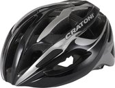 Cratoni C-Breeze racefiets helm grijs/zwart Hoofdomtrek 56-59 cm