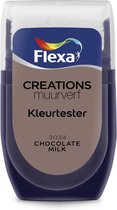 Flexa Creations - Muurverf - Kleurtester - 3034 Chocolate Milk - 30 ml