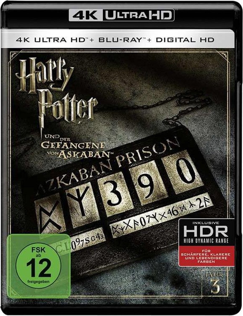 Harry Potter And The Prisoner Of Askaban (2003) (Ultra HD Blu-ray & Blu-ray)-