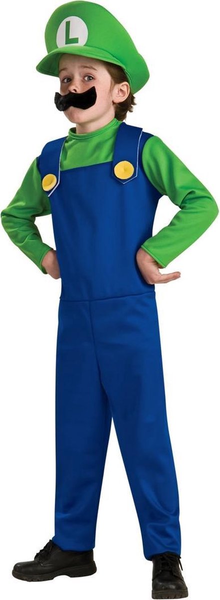 ironie huichelarij Krijger Super Mario Luigi - Kostuum - Maat M - Groen | bol.com