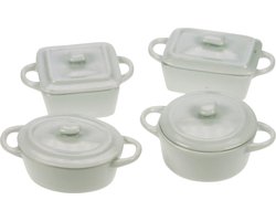 Cosy&Trendy Apero Potjes Met Deksel - Set-4