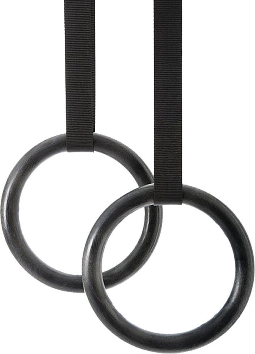 Wijzigingen van Kalksteen kosten eSAM® - Set gymnastiek ringen - voor ring training & ring turnen - Ø 23 cm  - zwart | bol.com