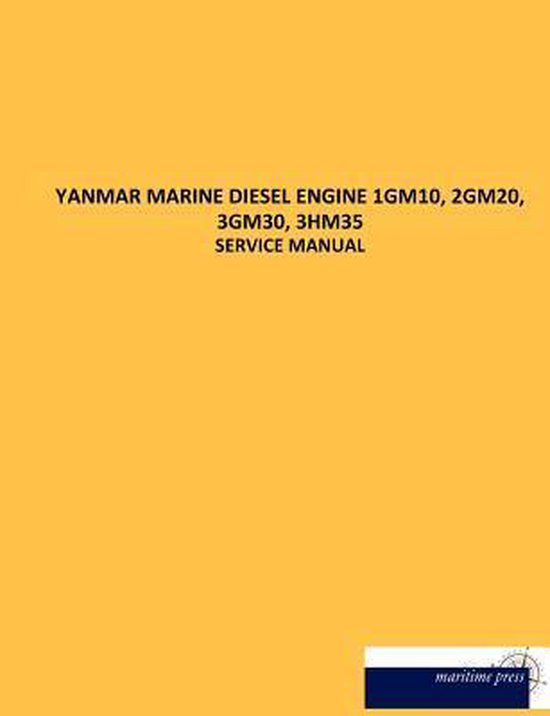 Yanmar Marine Diesel Engine 1gm10, 2gm20, 3gm30, 3hm35 - cover