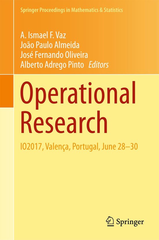 Springer Math Boks Springer Proceedings in Mathematics & Statistics 223 - Operational ...