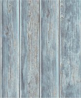 Dutch Wallcoverings vliesbehang hout - blauw