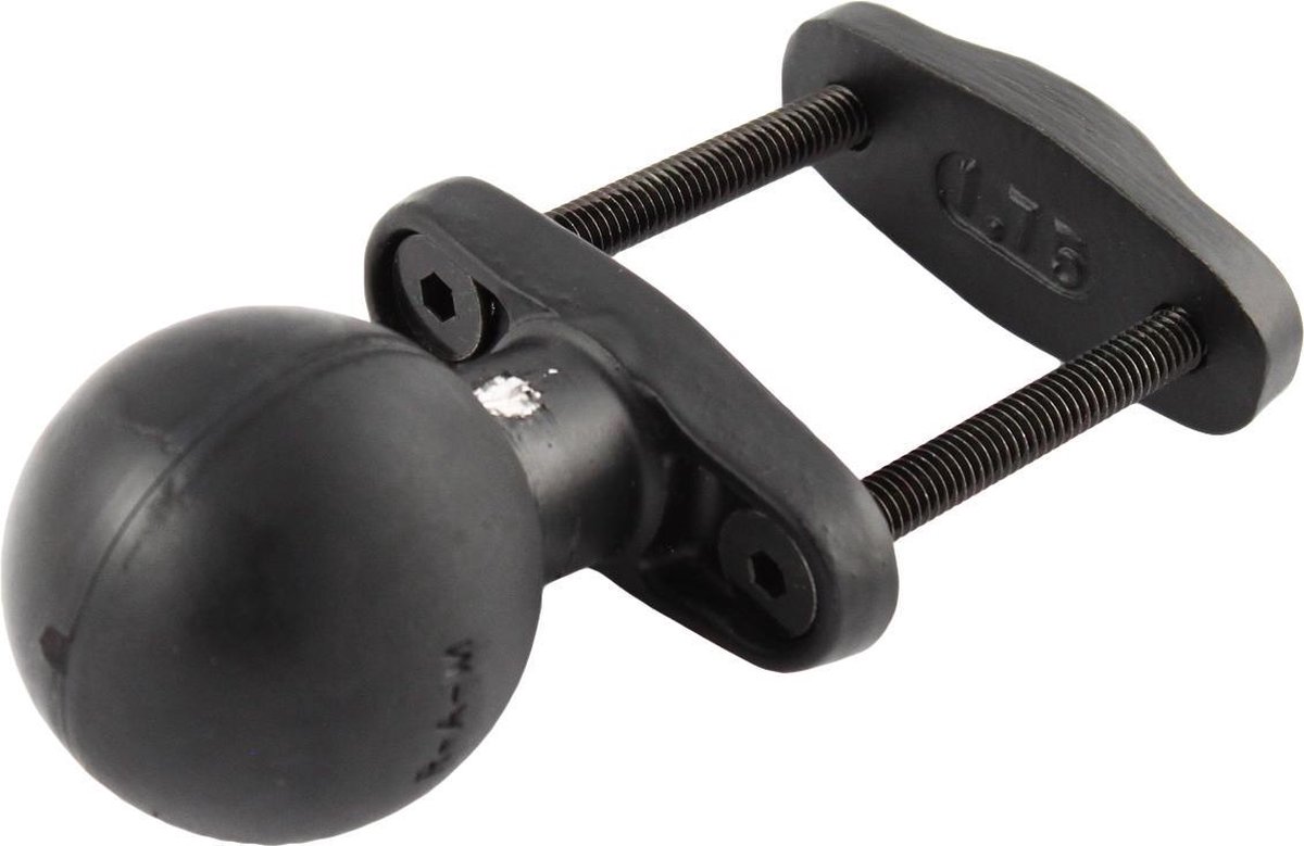 Vierkante Paal Klem Basis voor Palen tot 1.7" Breed - D Maat RAM-D-247U-17