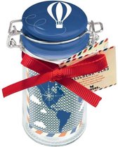 Moses Geschenkpotje Luchtballon 8,8 Cm Blauw