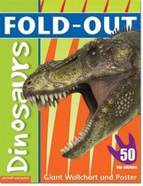 Fold-Out Dinosaurs Sticker Book