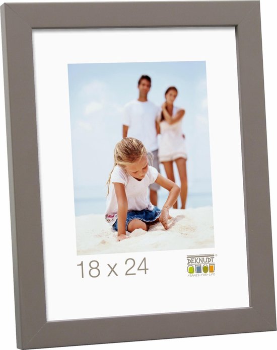 Deknudt Frames Moderne Fotolijst Taupe Hout Fotomaat X Cm Bol Com