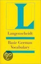 Langenscheidt Basic German Vocabulary. Für Englisch sprechende Lernende