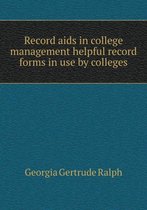 Record aids in college management helpful record forms in use by colleges