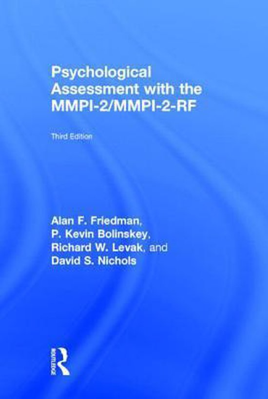 Psychological Assessment With the MMPI-2/MMPI-2-RF - cover