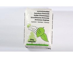 Ammoniumsulfaat 25kg - 21% N - Zwavelzur ammoniak