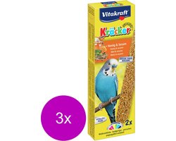 Vitakraft Parkiet Kracker 2 stuks - Vogelsnack - 3 x Honing