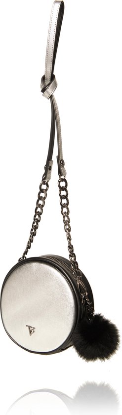 TOV Essentials - Chantal Bles circle bag - Schoudertas - Silver metallic