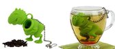 Theefilter Dino voor losse thee dinosaurus - theezeef / thee-ei / infuser