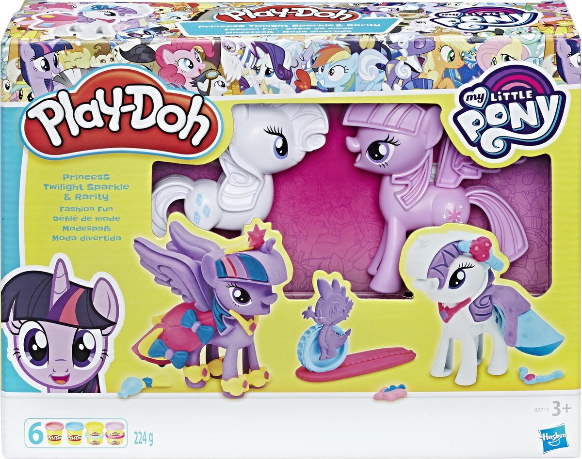 Play-Doh My Little Pony Fashion Fun - Klei Speelset | bol.com