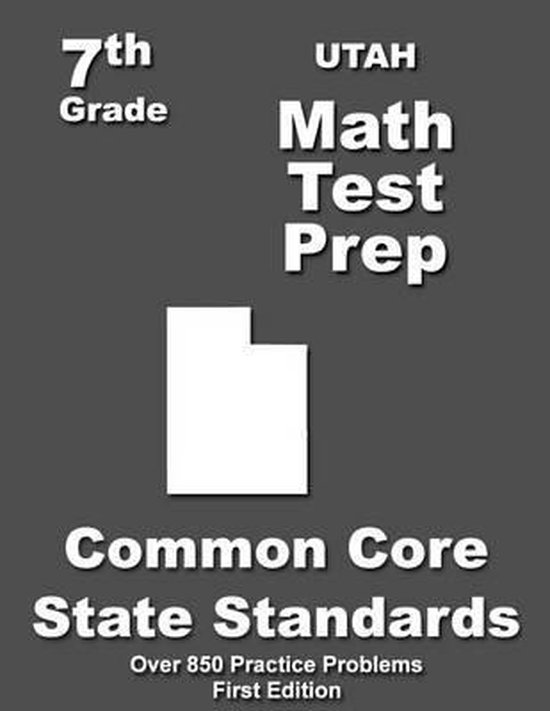 Utah 7th Grade Math Test Prep - cover