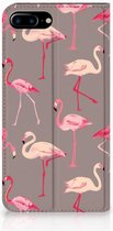 Smartcover Hoesje iPhone 8 Plus | 7 Plus Flamingo