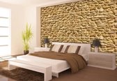 Stones brown wallcovering