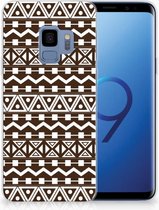 Geschikt voor Samsung Galaxy S9 Backcase Aztec Brown