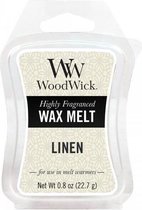 Woodwick Waxmelts - Linen - 3 Stuks