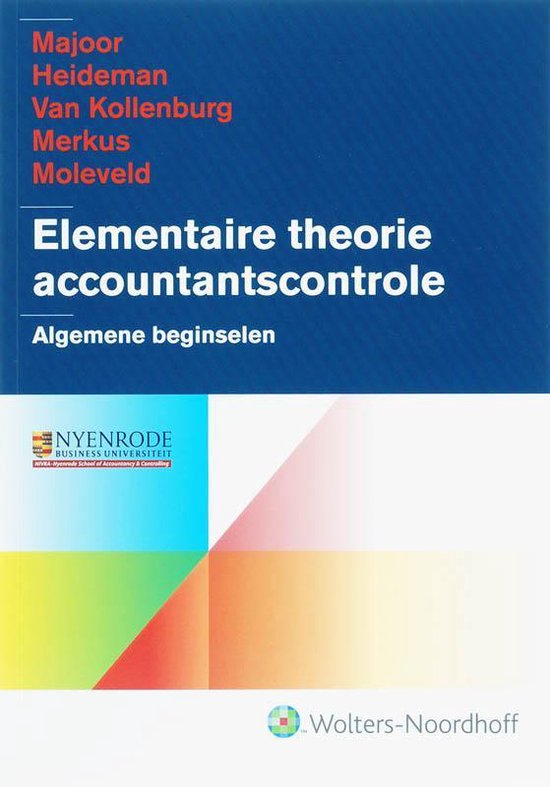 Cover van het boek 'Elementaire theorie accountantscontrole / druk 5' van  Majoor