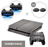 Wood Grey Skins Pakket - PS4 PlayStation Stickers