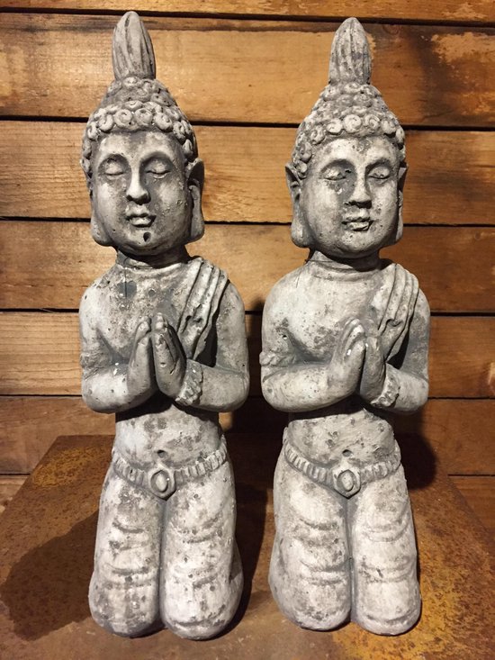 gevolgtrekking Twee graden Hoes knielende boeddha in keramiek | bol.com