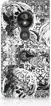 Motorola Moto E5 Play Standcase Hoesje Design Skulls Angel