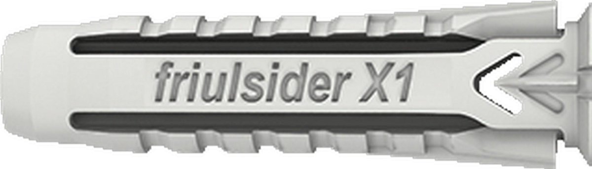 Universeelplug, Friulsider FM X1, Nylon, 5,0 x 25 mm, Per 100 stuks. - Friulsider
