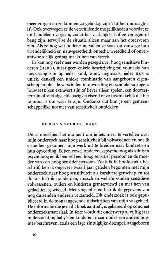 Het hoog sensitieve kind