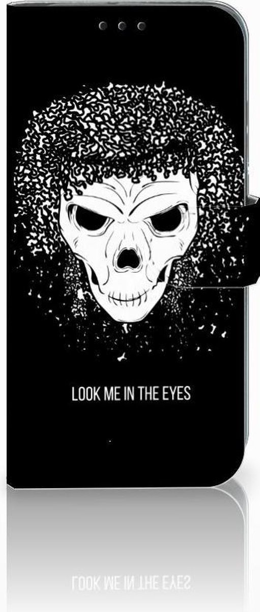 Telefoonhoesje met Naam Honor 10 Lite Skull Hair