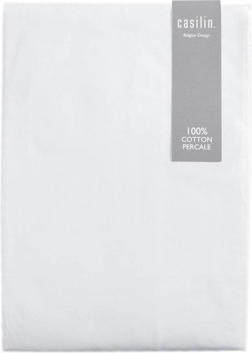 Casilin Topperhoeslaken Royal Perkal - White 0000 160x200