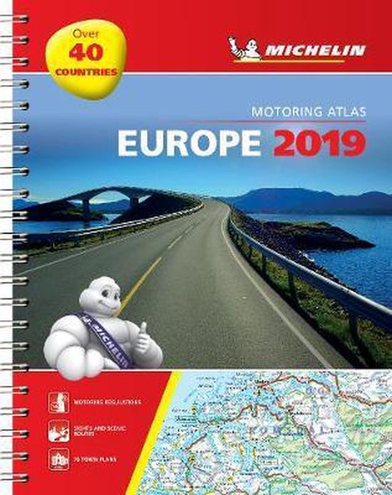 Europe 2019 - Tourist and Motoring Atlas (A4-Spirale) - cover