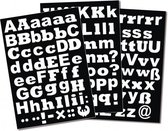 Alfabet stickers diverse formaten