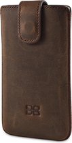 Bouletta Lederen iPhone Xs Max insteek hoesje - Sleeve - Vintage Brown