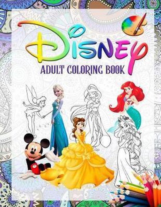 Disney Adult Coloring Book, Antistress Coloring, 9781726220828, Boeken