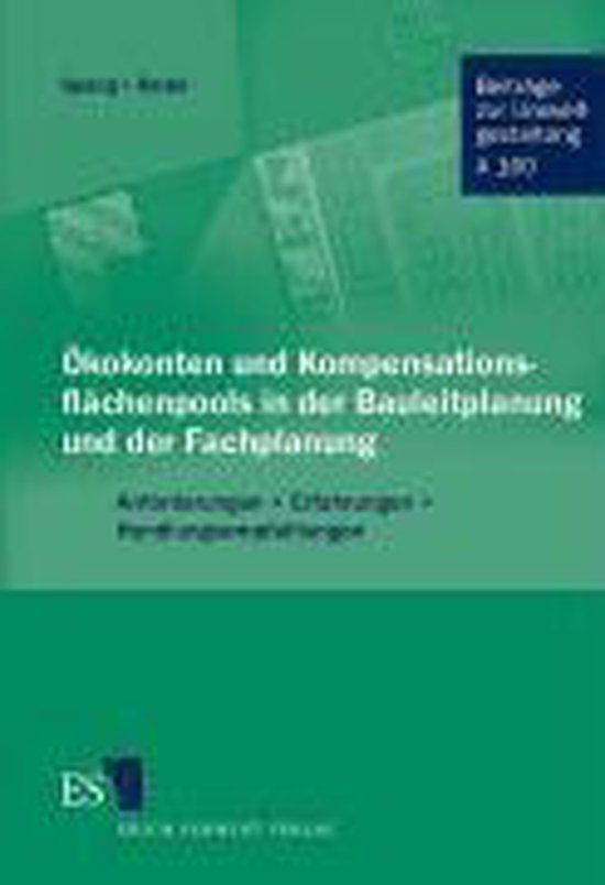 Ökokonten und Kompensationsflächenpools in der Bauleitplan ... - cover