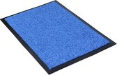 Schoonloopmat / Twister / 80 cm x 120 cm  / 010 blauw