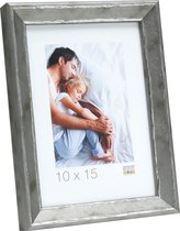 Deknudt Frames fotolijst S46DD1 - zilver met biesje - foto 10x15 cm