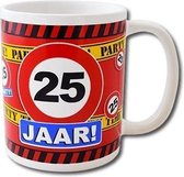 Verjaardag 25 jaar mok / beker 250 ml