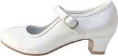 Prinsessen schoenen / Spaanse schoenen ivoor wit - maat 29 (binnenmaat 19 cm) bij feestkleding bruidsmeisje communie