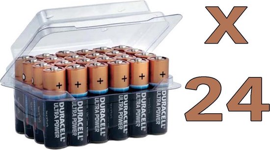 Bandiet tand sirene Duracell AA Ultra Power Batterijen - 24 stuks | bol.com