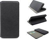 Samsung Galaxy S10 Plus Hoesje - Luxe Kunstlederen Slim Portemonnee Book Case - Zwart