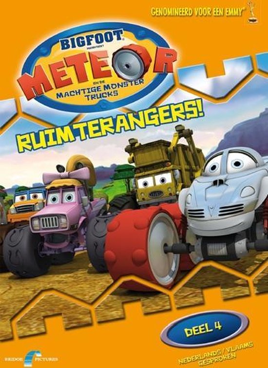 Cover van de film 'Meteor En De Machtige Monster Trucks 4'