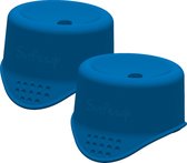 SafeSip Drinkbeker Deksel - Twin pack - Blauw