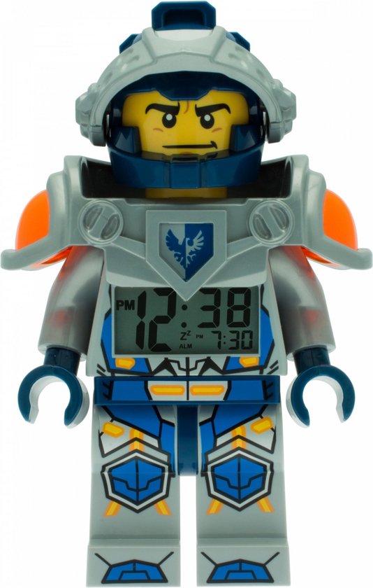 Lego Nexo Knights: Clay Wekker 23 Cm Grijs/blauw