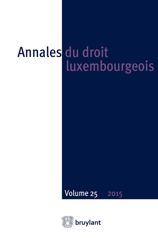 Annales du droit luxembourgeois - Annales du droit luxembour ... - cover